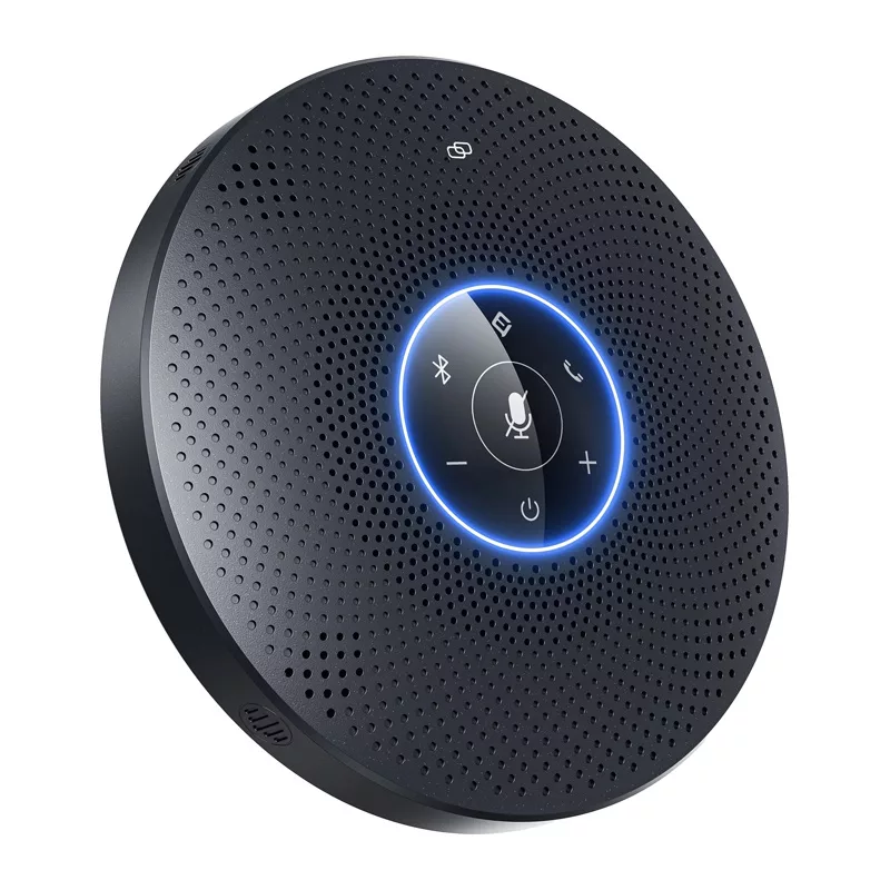 Altifalante de conferência EMEET OfficeCore M2 Max - matriz de 8 microfones, captação 360°, USB-C/Bluetooth 5.0, bateria de 24 h, ligação em cadeia