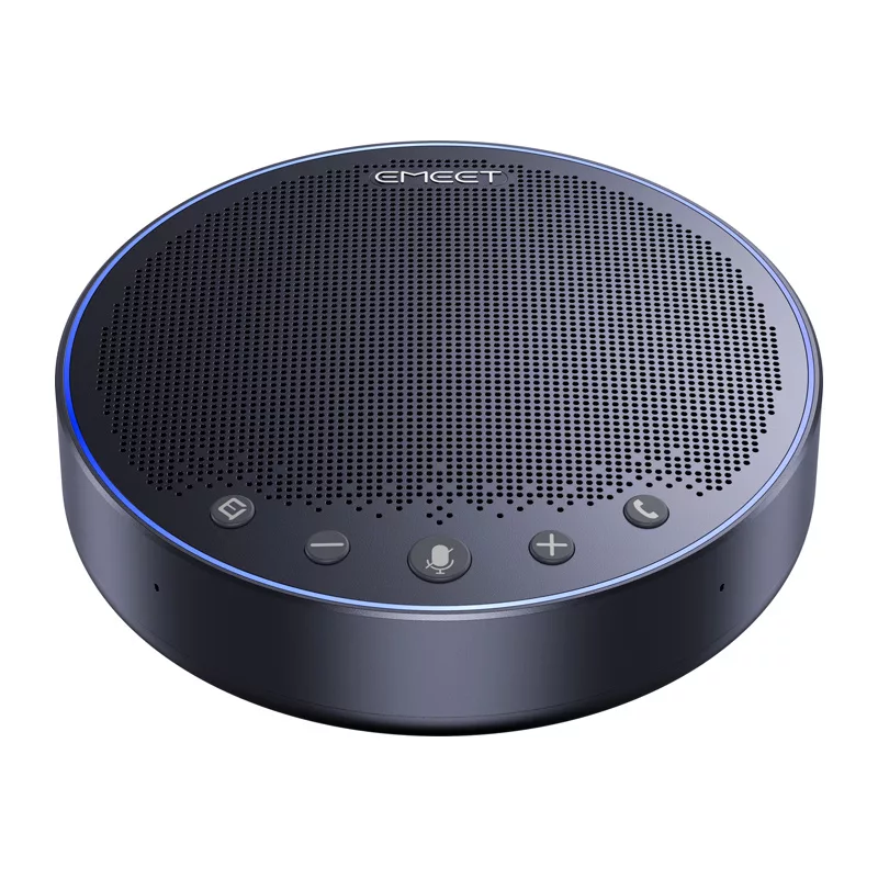 Altifalante de conferência EMEET OfficeCore M3 - matriz de 8 microfones, redução de ruído por IA, Bluetooth 5.1, USB-C, bateria de 18 h