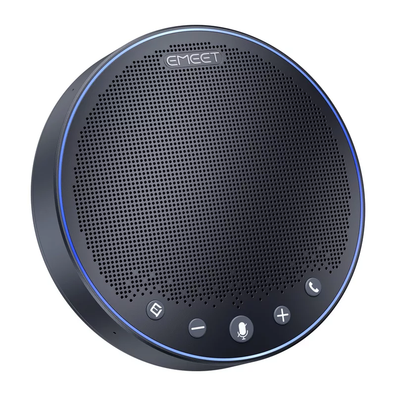 Altifalante de conferência EMEET OfficeCore M3 - matriz de 8 microfones, redução de ruído por IA, Bluetooth 5.1, USB-C, bateria de 18 h