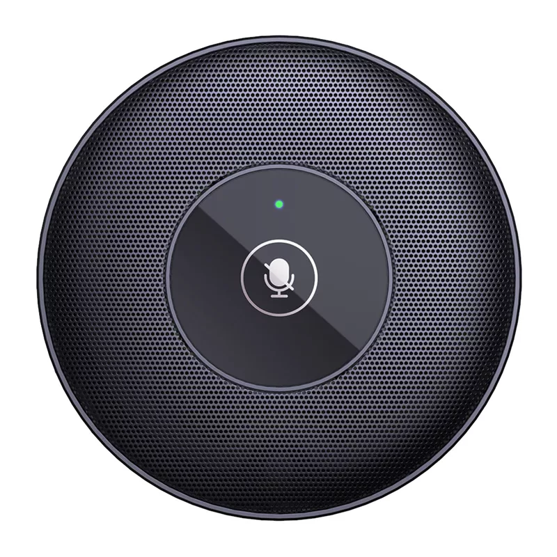 Sistema de conferência EMEET OfficeCore Luna Plus Kit - conjunto de dois altifalantes com ligação em cadeia, microfone omnidirecional 360°, USB-C e Bluetooth 5.0, redução de ruído, bateria de 15 h