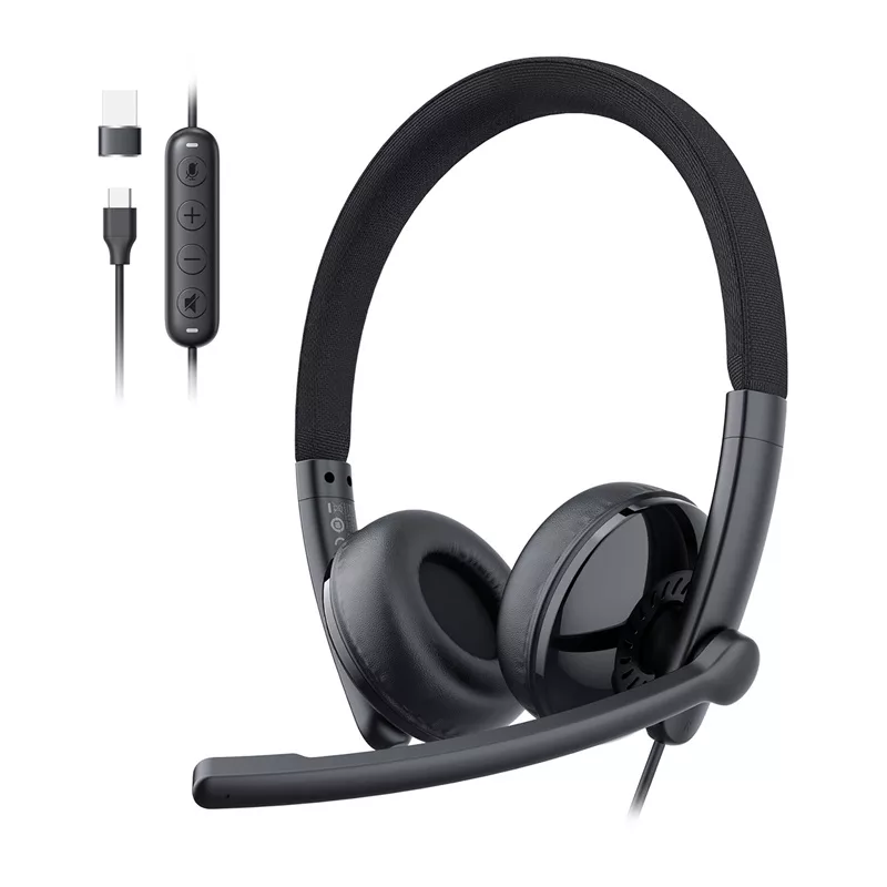 Headset EMEET GeniusCall HS50 com microfone