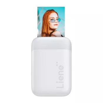 Impressora fotográfica portátil Liene Pearl 2x3 (branco)
