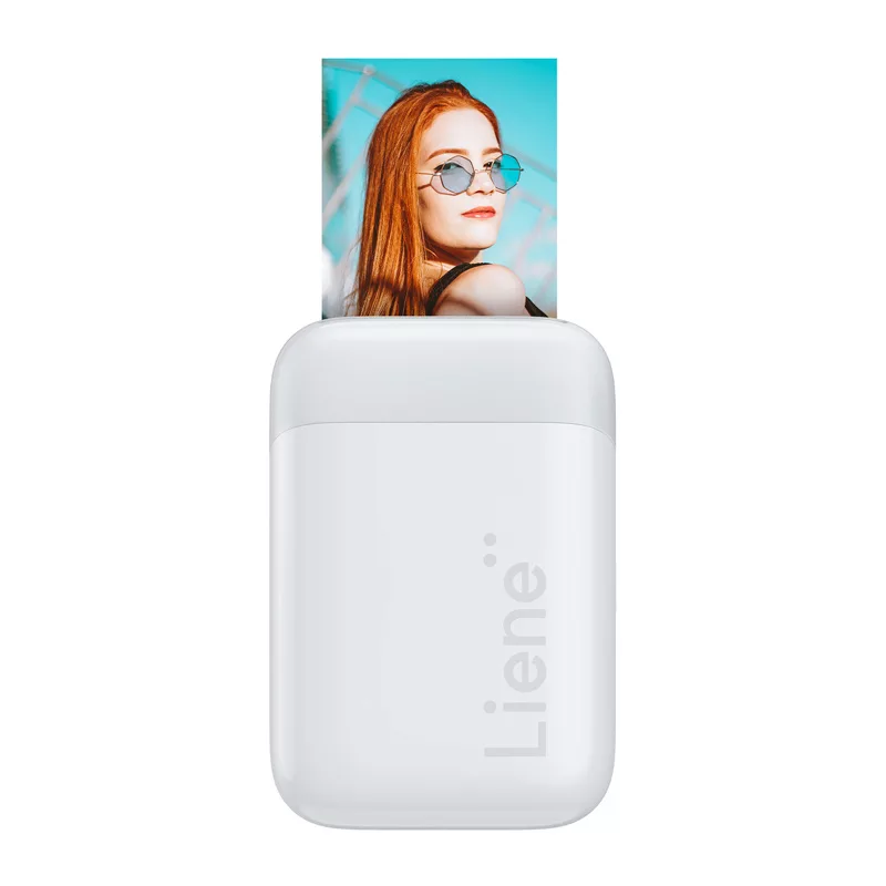 Impressora fotográfica portátil Liene Pearl 2x3 (branco)