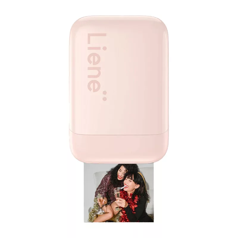 Impressora fotográfica portátil Liene Pearl 2x3 (rosa)