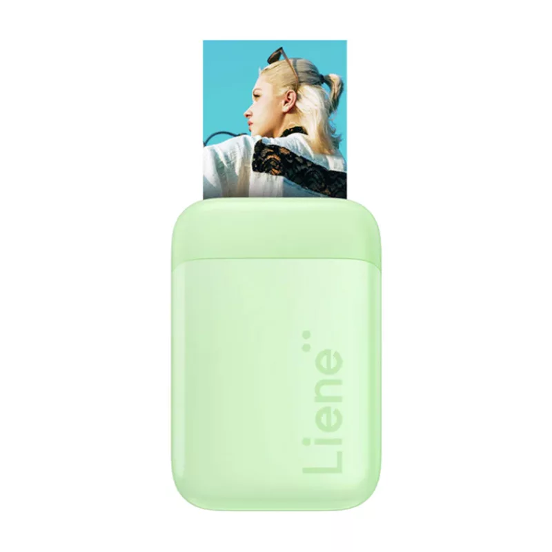 Impressora fotográfica portátil Liene Pearl 2x3 (verde)