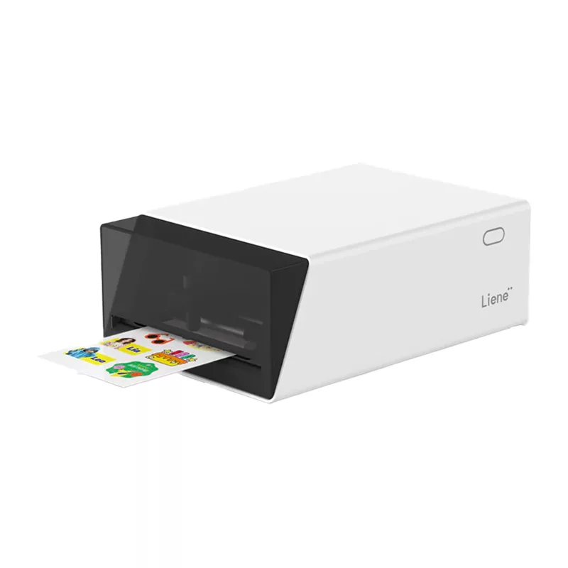 Impressora fotográfica portátil 2 em 1 Liene Pix Cut - tecnologia ZINK, Bluetooth 5.0, cortador incorporado, impressões autocolantes