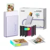 Kit de impressora fotográfica portátil Liene Pearl N200 Pro 2x3 (roxo)