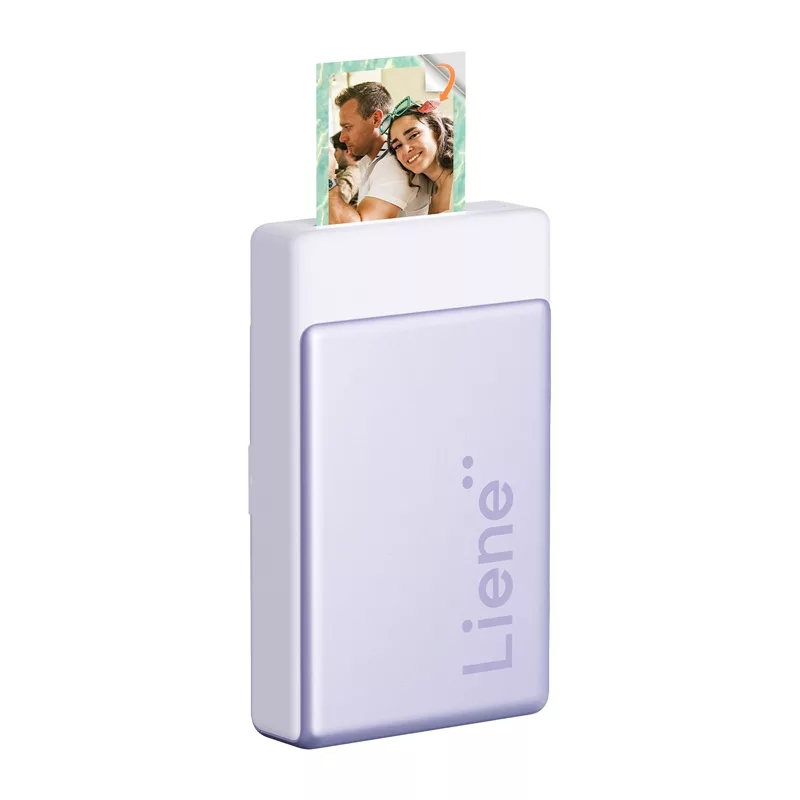 Impressora fotográfica portátil LIENE Pearl N200 Pro 2x3 (roxo)