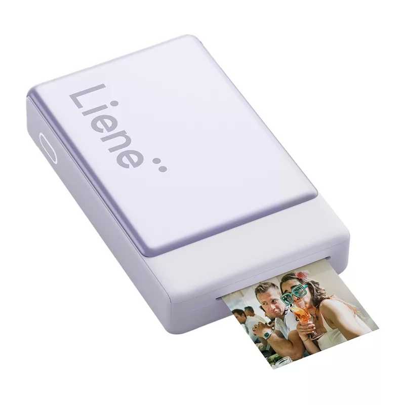 Impressora fotográfica portátil LIENE Pearl N200 Pro 2x3 (roxo)