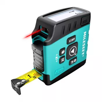 Medidor de distância laser Mileseey DT20 com fita métrica 40m