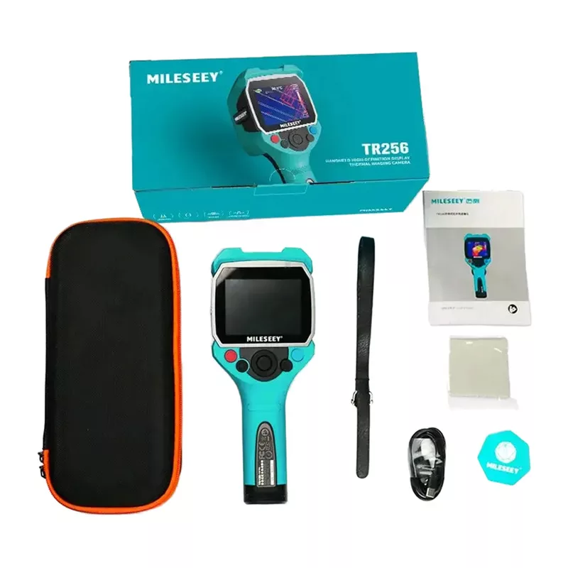 Câmara térmica Wi-Fi Mileseey TR256C resolução IR 256x192 -20°C a 550°C