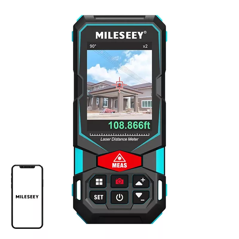 Medidor de distância laser Mileseey S7 com câmara 100m