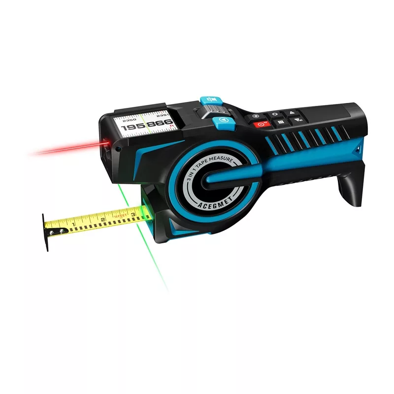 Medidor de distância laser Mileseey DTX 10 com fita métrica 100m