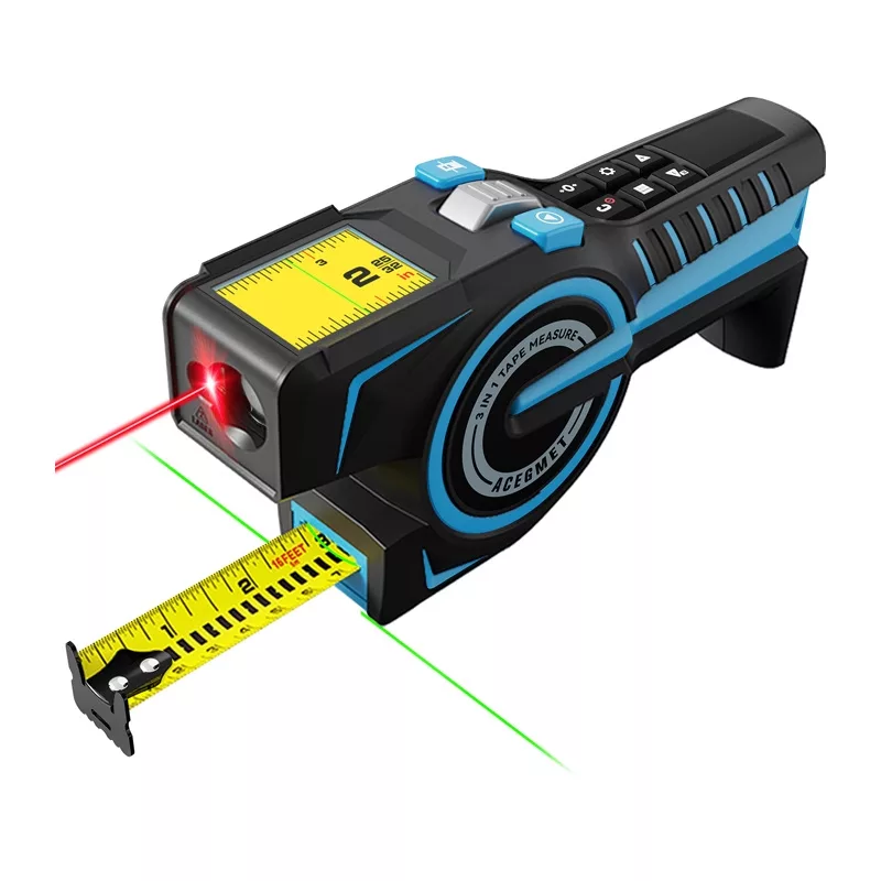 Medidor de distância laser Mileseey DTX 10 com fita métrica 100m