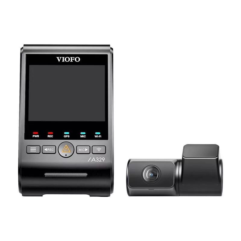 VIOFO A329S-2CH Dashcam Dual-Channel 4K+2K com GPS e Wi-Fi