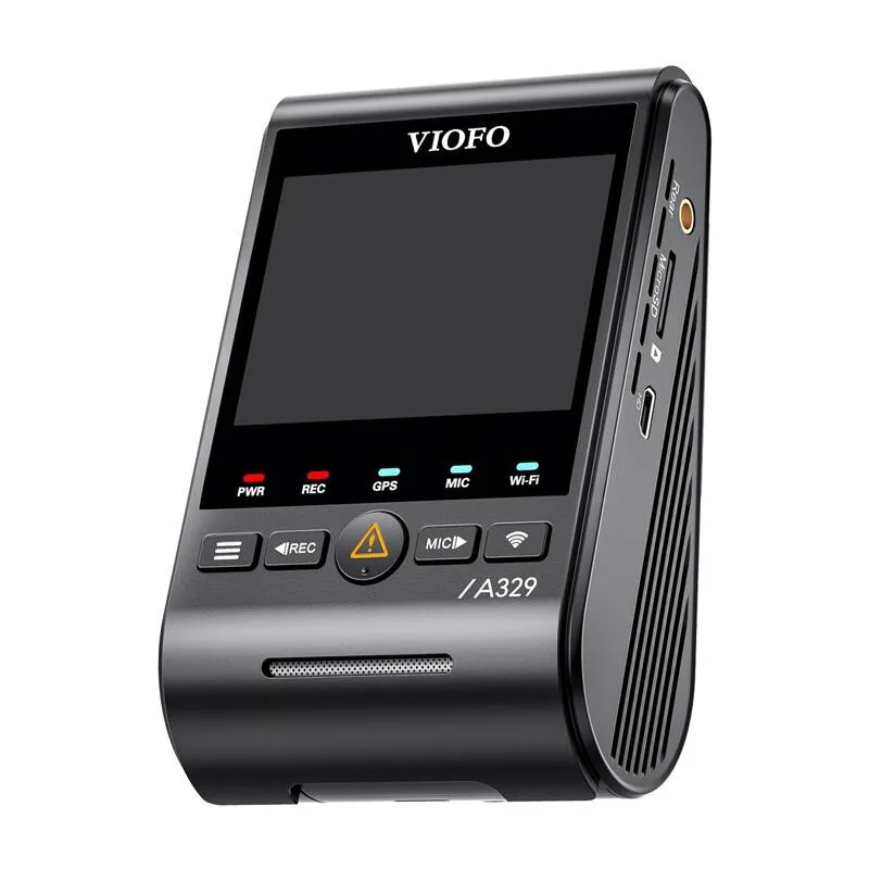 VIOFO A329S-1CH Dashcam 4K com Sony STARVIS 2 IMX678, Wi-Fi, GPS, supercondensador