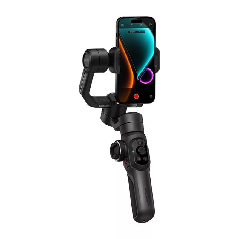 AOCHUAN S2 estabilizador Gimbal de smartphone 3 eixos preto
