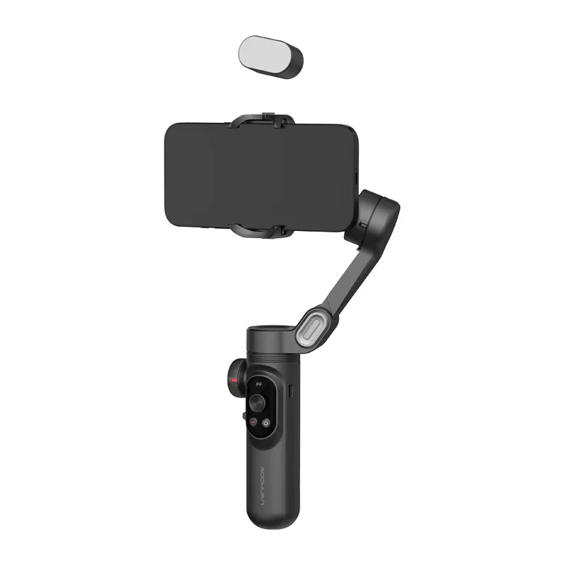 AOCHUAN X Pro Gimbal com iluminação RGB (preto)