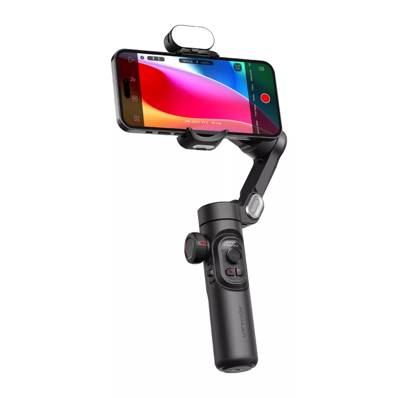 AOCHUAN XE Gimbal com iluminação RGB (preto)