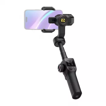 AOCHUAN S3 estabilizador Gimbal de smartphone de 3 eixos com ecrã OLED (preto)