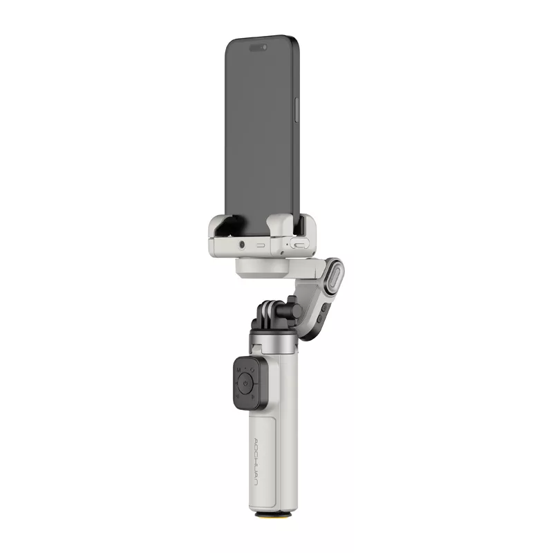 Gimbal AOCHUAN M3 Pro Mini com sensor de IA (branco)