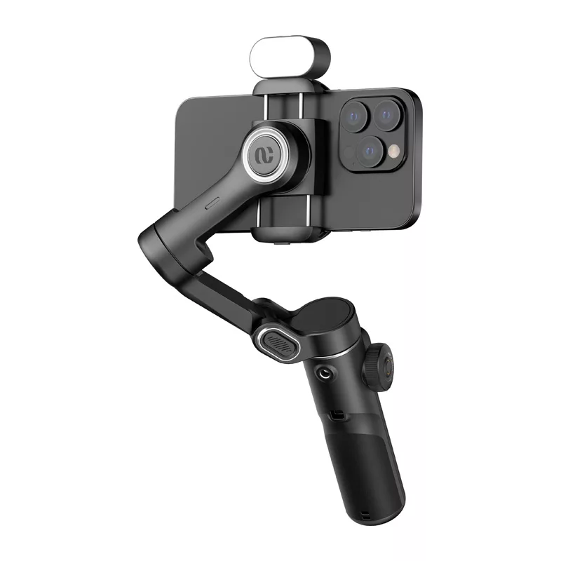 Gimbal AOCHUAN X2 com iluminação RGB (preto)