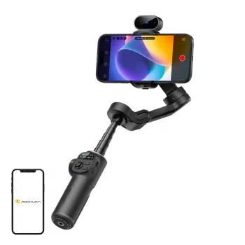 Gimbal AOCHUAN X2 com sensor de IA (preto)