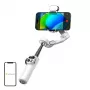 Gimbal AOCHUAN X2 com iluminação RGB (branco)