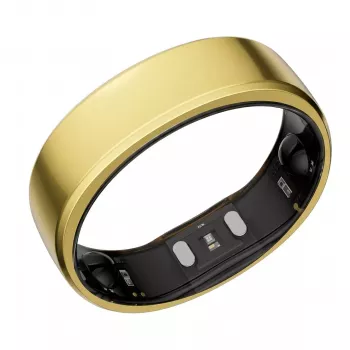 RingConn Smart Ring Gen2 King Gold tamanho 8 - wearable de monitorização de sono e fitness - medidor de frequência cardíaca - unissexo