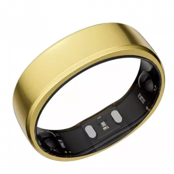 RingConn Smart Ring Gen2 - wearable de monitorização de sono e fitness - frequência cardíaca - King Gold tamanho 11