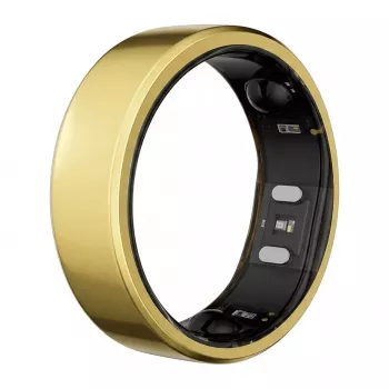 RingConn Smart Ring Gen2 King Gold tamanho 12 - wearable de monitorização de sono e fitness com medição de frequência cardíaca