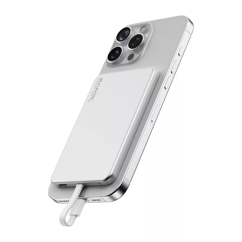 Flextail Zero Power Metal 5000 mAh Power Bank, prateado
