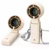 Ventilador de mão portátil Aecooly Halo 02, bege