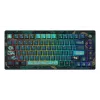 AKKO MOD007V3 HE Teclado mecânico com fios 75% com interruptores de efeito Hall, caixa de alumínio CNC, teclas PBT ASA, RGB, preto