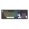 AKKO GEM 02 VIA Teclado mecânico com fios, TKL 87 teclas, preto e prateado, hot-swappable, RGB, USB-C