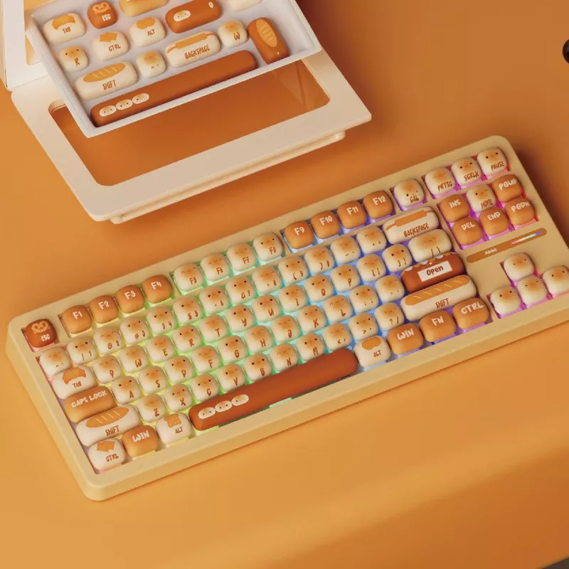 AKKO TAC87 Bun Wonder Teclado mecânico tenkeyless - multimodo RGB hot-swappable
