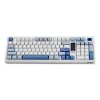 AKKO 5098B Glacier Teclado mecânico trimodo 98 teclas (branco/azul/cinzento)