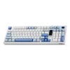 AKKO 5098B Glacier Teclado mecânico trimodo 98 teclas (branco/azul/cinzento)
