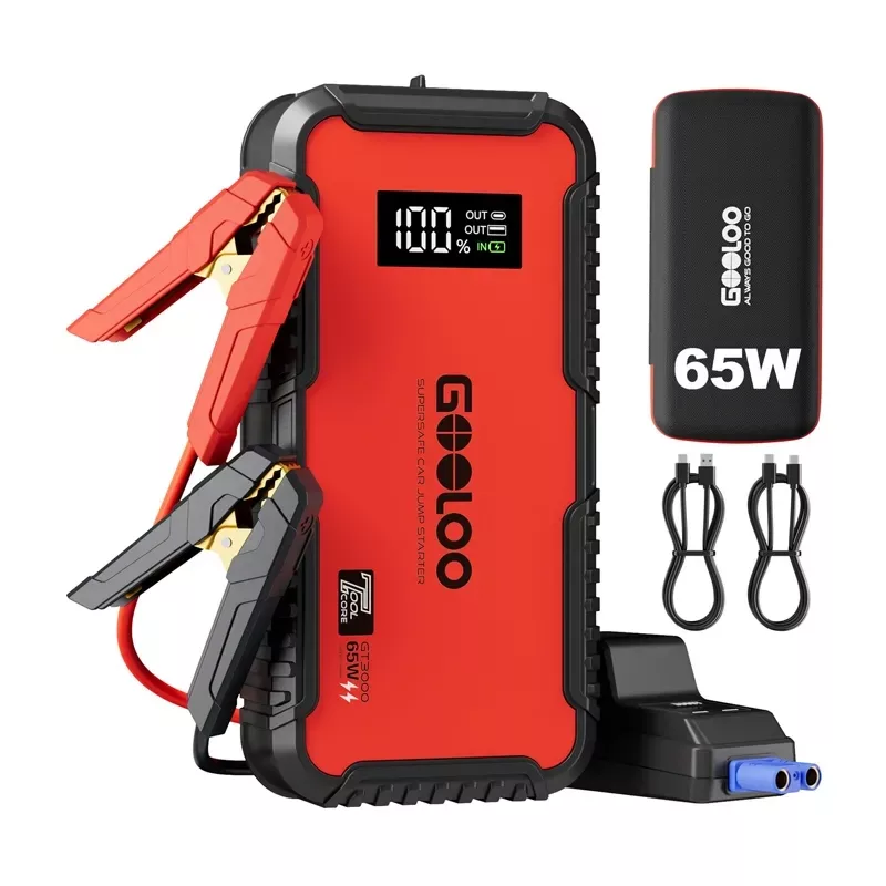 GOOLOO GT3000 44.4Wh arrancador de bateria 3000A pico