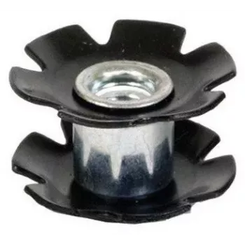 Lucky Starnut 23mm - 1-1/8 polegadas Porca estrela para headset threadless - preto