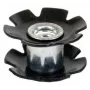 Lucky Starnut 23mm - 1-1/8 polegadas Porca estrela para headset threadless - preto
