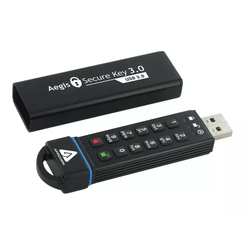 Apricorn Aegis Secure Key 3.0 60GB Pen USB 3.0, FIPS 140-2 Level 3, encriptada por hardware
