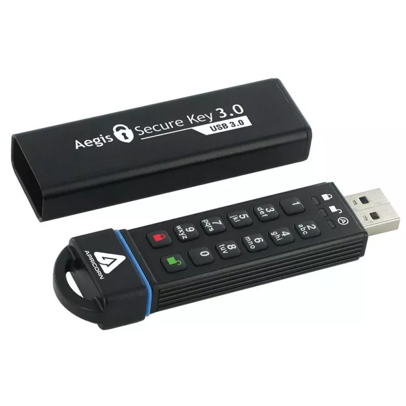 Apricorn Aegis Secure Key 3.0 60GB Pen USB 3.0, FIPS 140-2 Level 3, encriptada por hardware