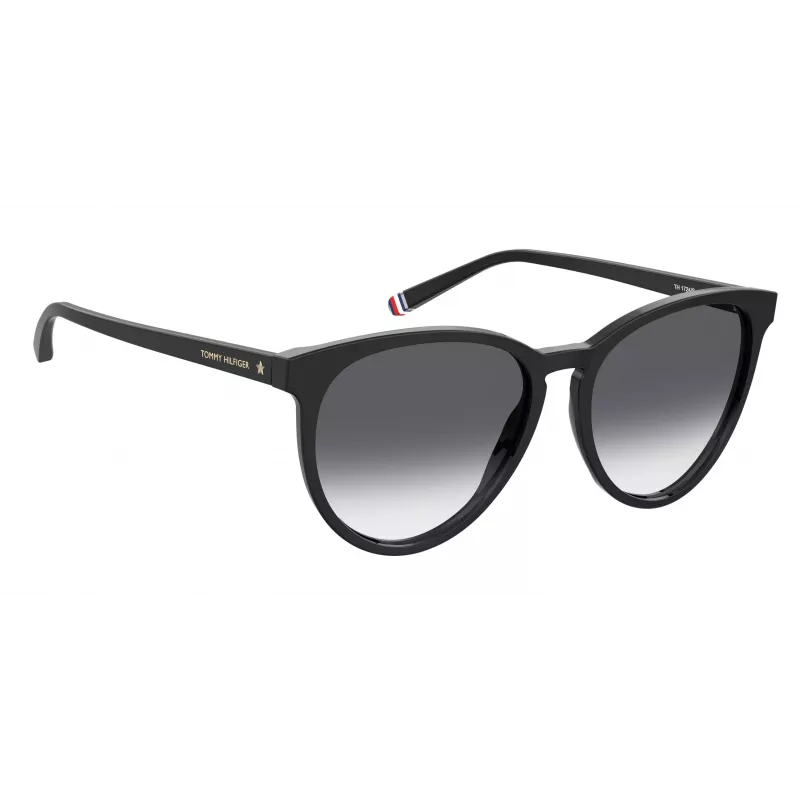 Óculos de sol TOMMY HILFIGER mulher TH1724S8079O - armação preta, lentes cinzentas, 56 mm
