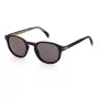 Óculos de sol quadrados DAVID BECKHAM DB-1007-S-807 homem - armação preta, lentes cinzentas, 49 mm