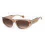 Óculos de sol unissexo POLAROID PLD6169S10A - armação preta lentes cinzentas 55mm