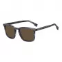 Óculos de sol BOSS BOSS1364SJBW homem retangulares armação preta lentes cinzentas 53mm