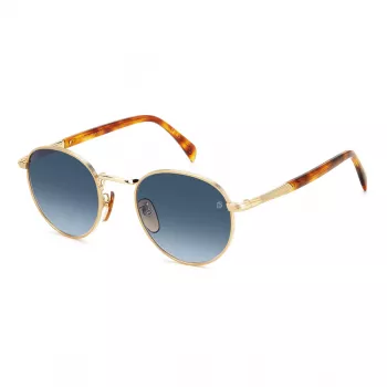 DAVID BECKHAM DB-1116-S-06J Óculos de sol retangulares Havana - Lentes verdes 51 mm