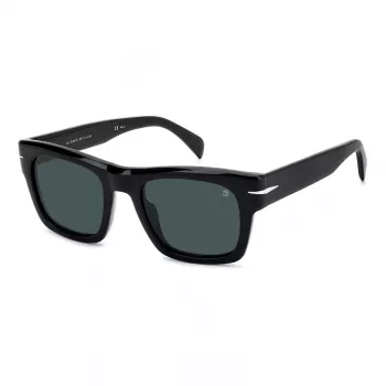 DAVID BECKHAM DB-7099-S-807 Óculos de sol homem - Armação preta, lentes cinzentas, 51 mm