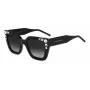 CAROLINA HERRERA HER0130S807 Óculos de sol mulher borboleta Preto Brilhante Cinzento 52 mm